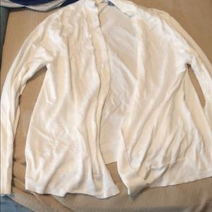 White cardigan